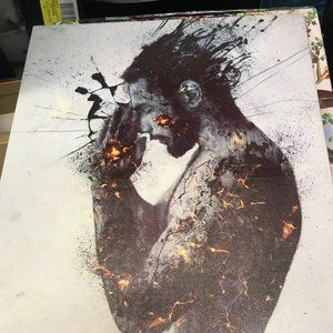 oil painting with frame 40x50 cm